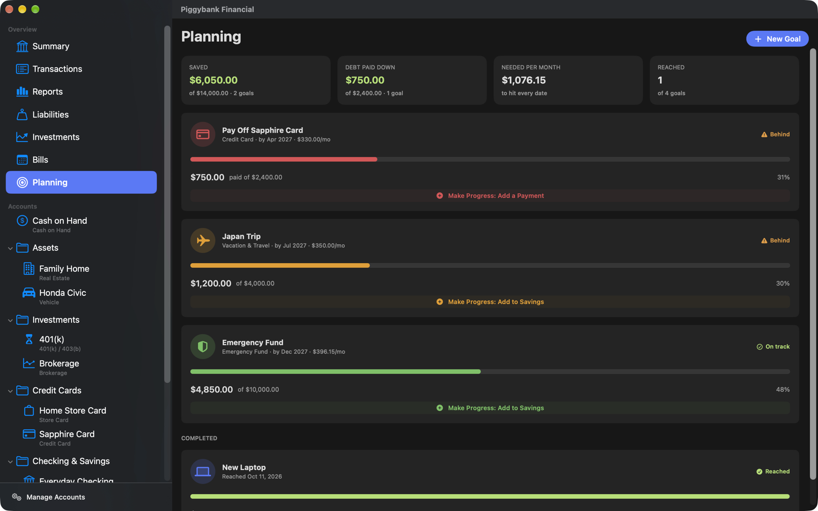 Planning and goals